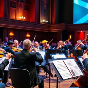 Musicians performing at the Aiken concert 'In Scotland the Brave'