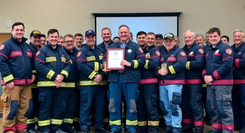 Sgt. Evan Scureman Named Firefighter of the Year in Augusta