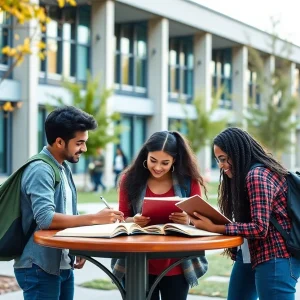 Paine College students engaging in academic activities on campus