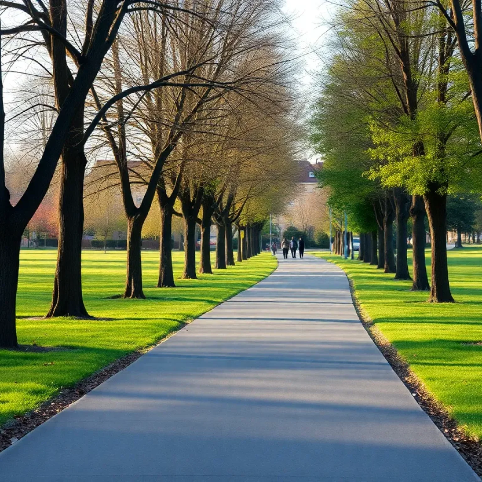 Walking track at Diamond Lakes Park in Augusta